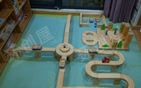 幼儿园老师们的建构作品图片