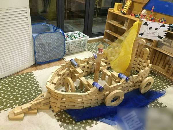 幼儿园老师们的建构作品图片