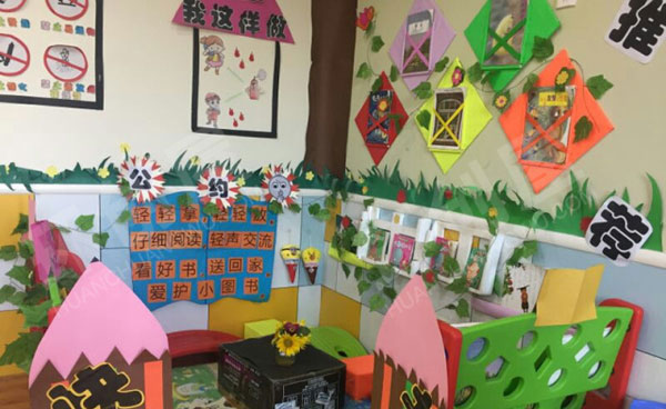幼儿园阅读区环境布置图片
