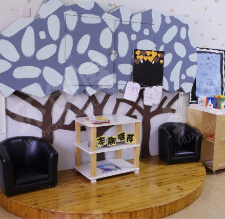 幼儿园阅读区阅览室环境图片
