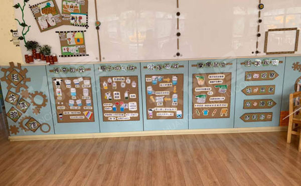 幼儿园科学区墙饰图片