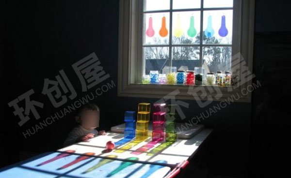 幼儿园科学区神奇的光影世界图片