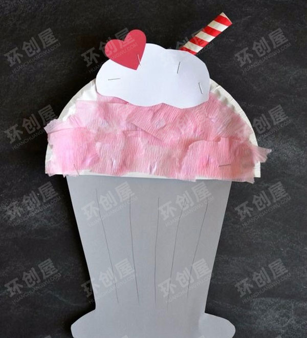 幼儿园角色游戏冰激凌店DIY手工图片
