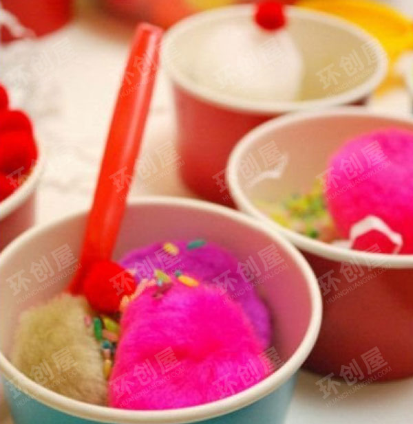 幼儿园角色游戏美味的冰激凌图片
