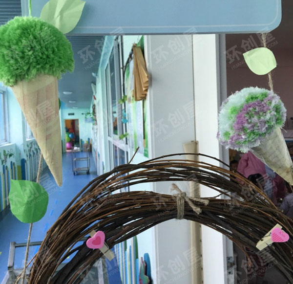 幼儿园角色游戏夏天的冰激凌店图片