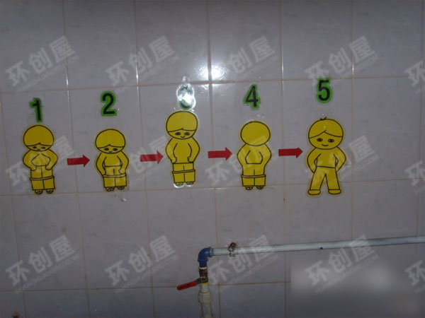 幼儿园综合区环创厕所图片