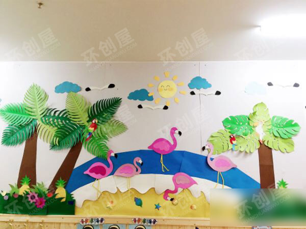 幼儿园夏季主题墙图片