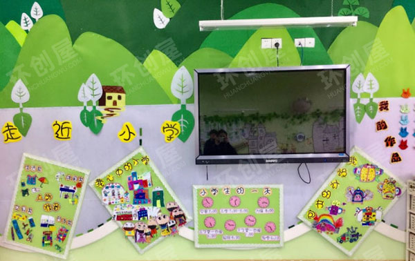 幼儿园走进小学主题墙图片