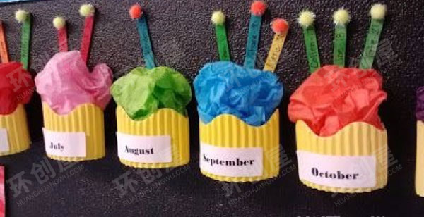 幼儿园班级生日墙面布置图片