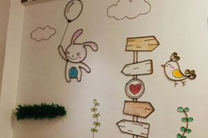 幼儿园走廊环创楼梯间图片4张