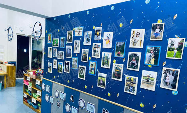 幼儿园太空主题门窗走廊环创图片