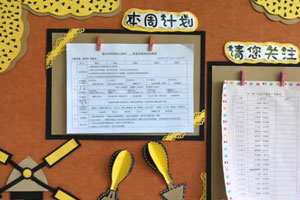 幼儿园黄黑浅卡其色家园联系栏图片6张