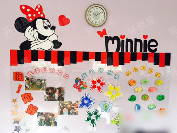 幼儿园米奇主题作品展示图片