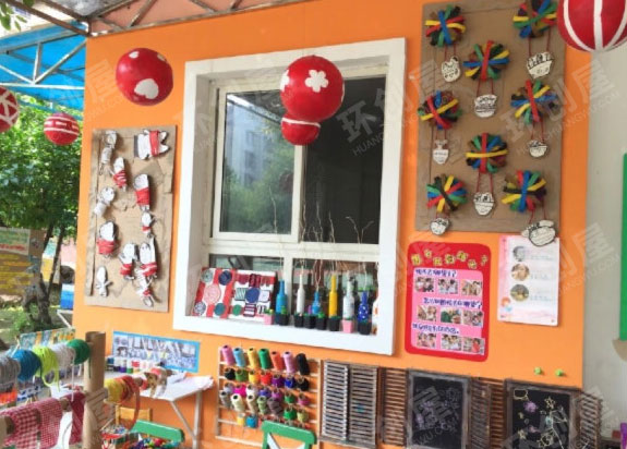 幼儿园户外环创特色展览图片