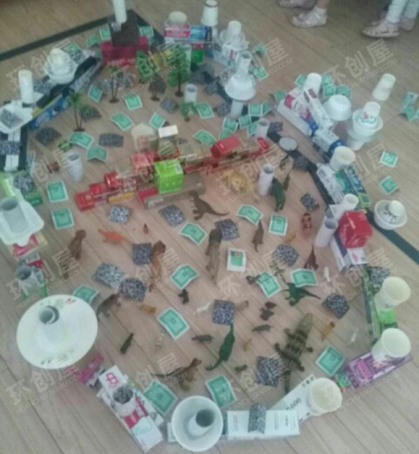 幼儿园建构区废物利用图片