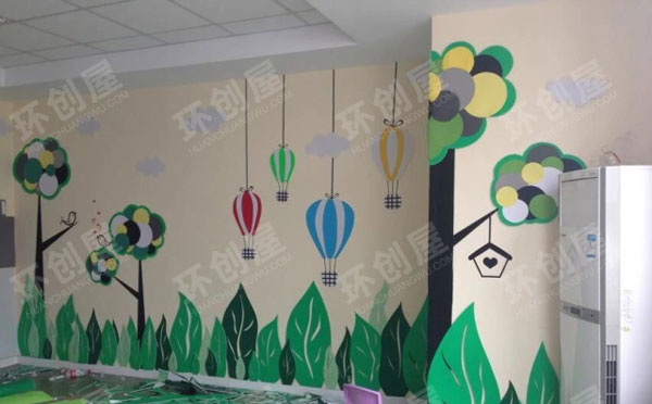 幼儿园建构区环创教室墙面图片