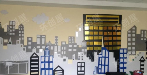 幼儿园建构区环创教室墙面图片