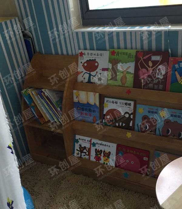 幼儿园纱帘阅读区环创图片
