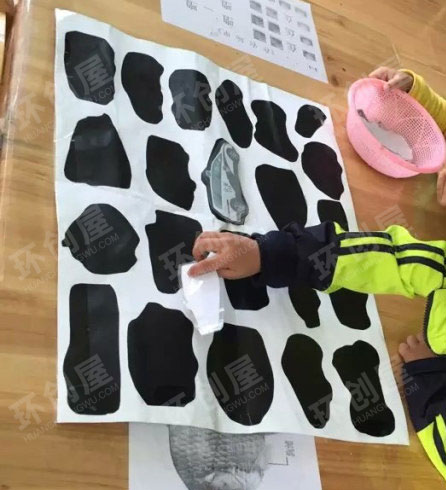 幼儿园科学区环创找影子游戏图片