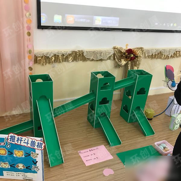 幼儿园科学区环创教玩具比赛图片