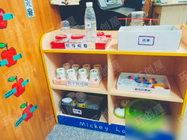幼儿园科学区废物利用区角布置图片