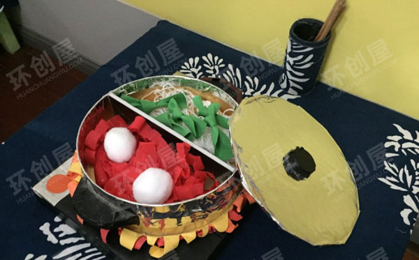 幼儿园角色区重庆火锅店图片