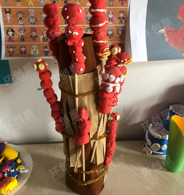 幼儿园角色区烧烤店火锅店图片