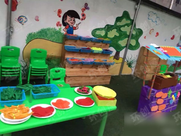 幼儿园角色区美食坊图片