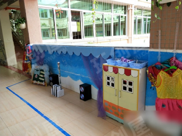 幼儿园表演区材料废物利用图片