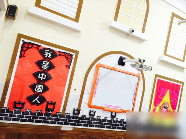 幼儿园我是中国人主题墙环创图片