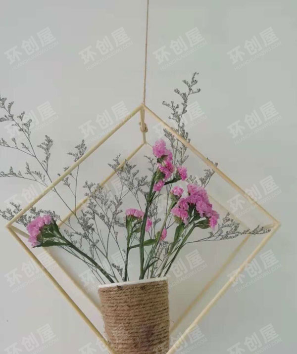 幼儿园筷子干花吊饰图片