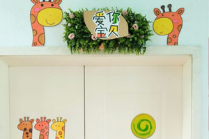 幼儿园动物班牌教室门门窗环创图片3张