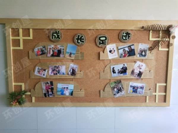 幼儿园复古环创家园联系栏图片