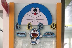 幼儿园哆啦A梦主题系列家园联系栏图片2张