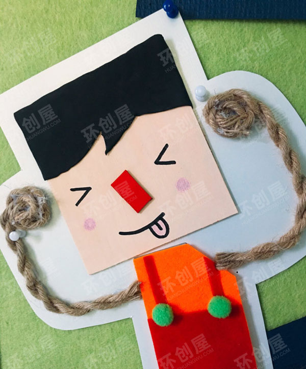 幼儿园娃娃头像家园联系栏图片