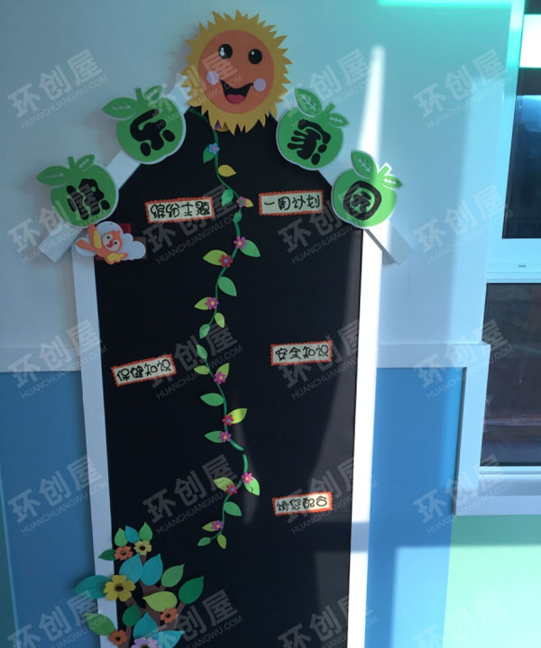 幼儿园超可爱风格家园联系栏图片