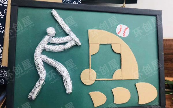 幼儿园运动系列作品展示环创图片