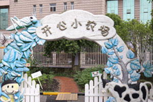 幼儿园户外种植区开心农场环创图片4张