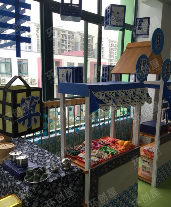 幼儿园青花瓷系列角色游戏区域图片