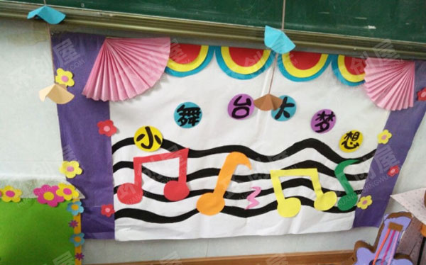 幼儿园角色区小梦想大舞台图片