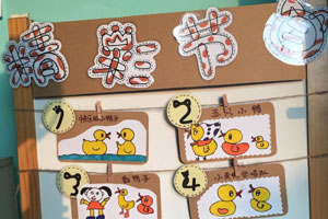 幼儿园角色区小舞台节目展板图片