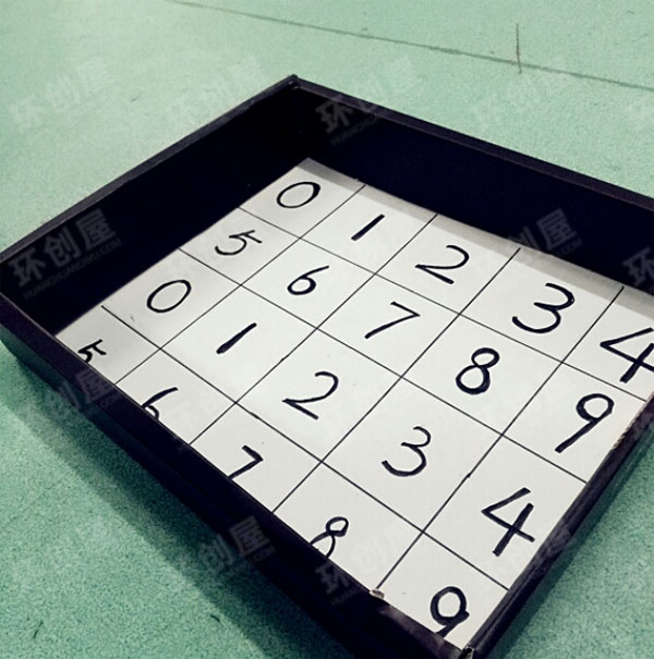 幼儿园益智区环创拼数字图片