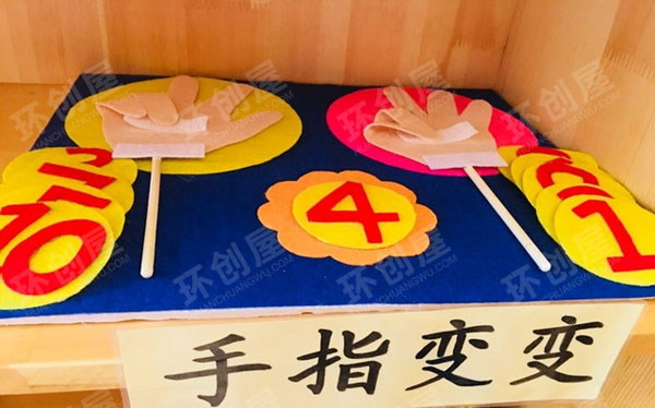 幼儿园益智区环创自制各种教具图片
