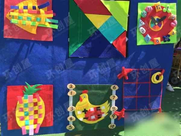 幼儿园益智区环创自制玩教具图片