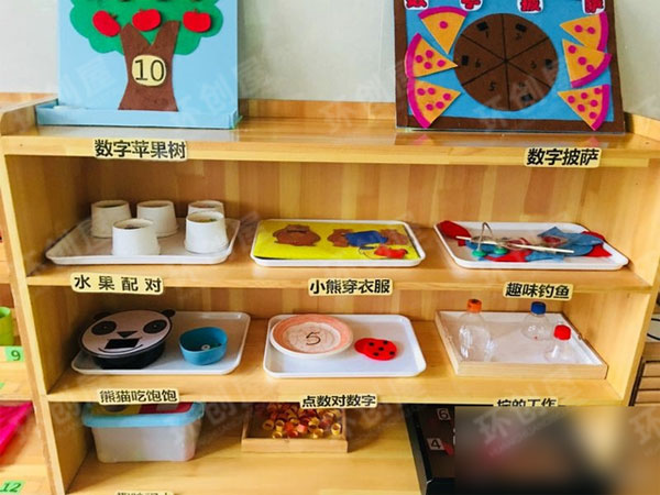 幼儿园益智区环创自制各种教具图片