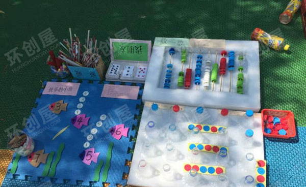 幼儿园益智区环创自制玩教具图片