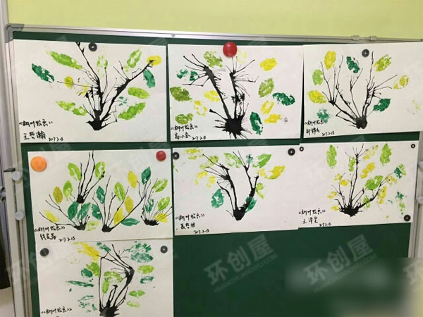 幼儿园美术作品展示环创图片