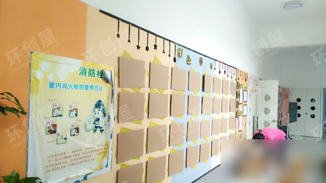 幼儿园儿童作品墙环创图片