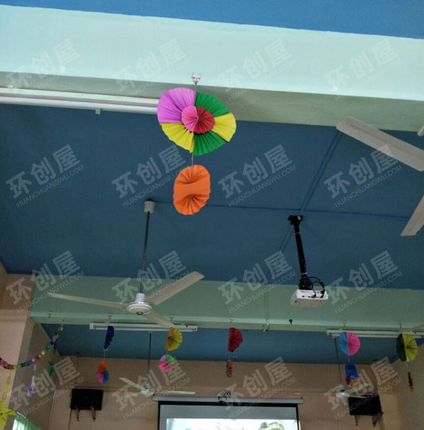 幼儿园大厅创意吊挂饰图片