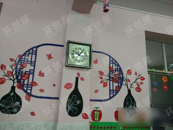 幼儿园门窗环创古风主题图片
